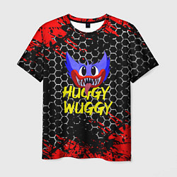 Футболка мужская Huggy Wuggy соты, цвет: 3D-принт