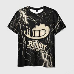 Футболка мужская Bendy and the Ink Machine МОЛНИЯ, цвет: 3D-принт