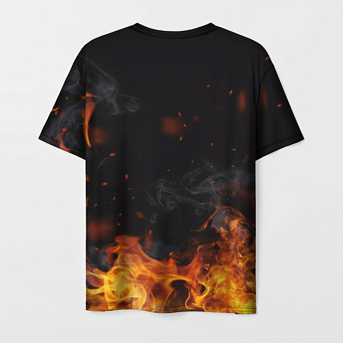 Мужская футболка Umbrella Corporation Огонь / 3D-принт – фото 2