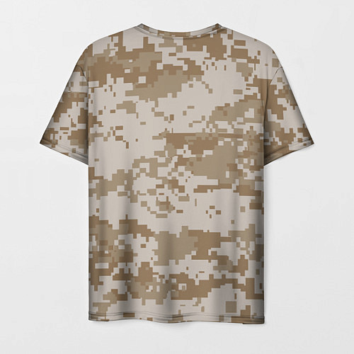 Мужская футболка Пустынный Милитари / 3D-принт – фото 2