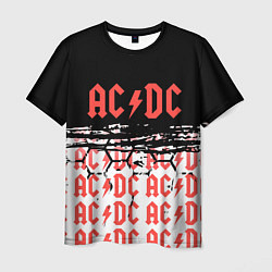 Футболка мужская ACDC переменный ток, цвет: 3D-принт