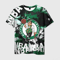 Футболка мужская Бостон Селтикс , Boston Celtics, цвет: 3D-принт