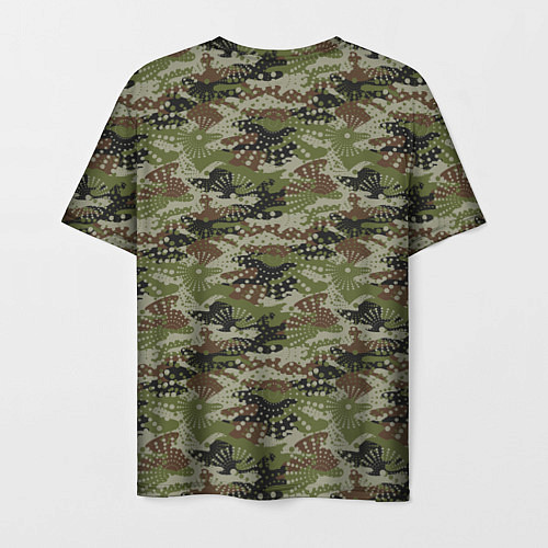Мужская футболка Абстрактные Брызги камуфляж / 3D-принт – фото 2