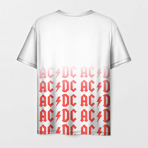 Мужская футболка Acdc Паттерн / 3D-принт – фото 2