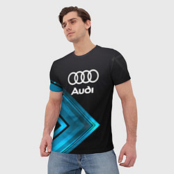 Футболка мужская Audi Sport, цвет: 3D-принт — фото 2
