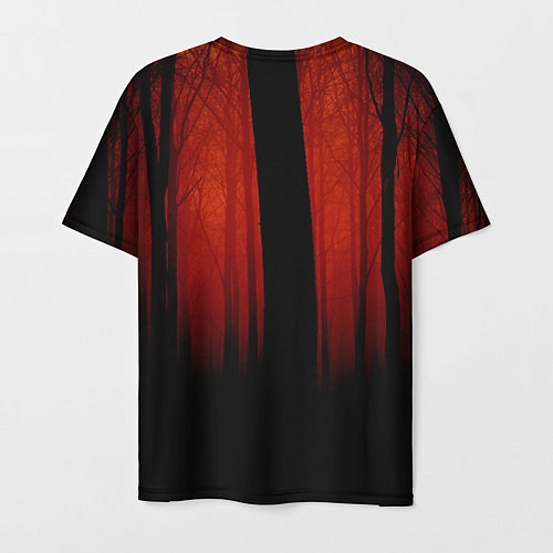 Мужская футболка Красный хоррор / 3D-принт – фото 2