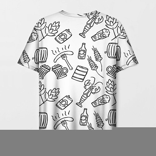 Мужская футболка Для любителя бани / 3D-принт – фото 2