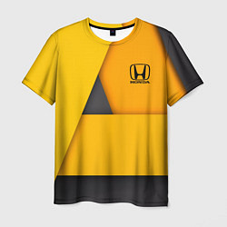 Футболка мужская Honda - Yellow, цвет: 3D-принт
