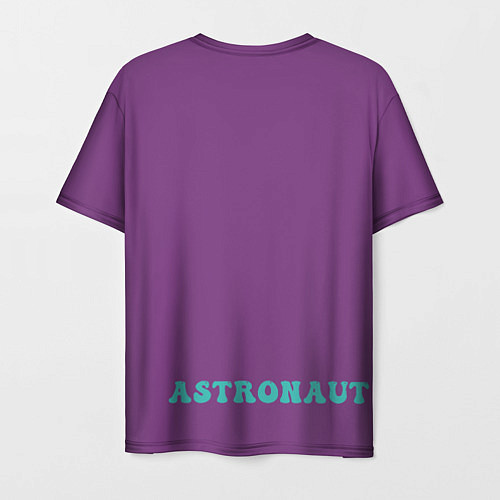 Мужская футболка Astronaut on the moon - сидит / 3D-принт – фото 2