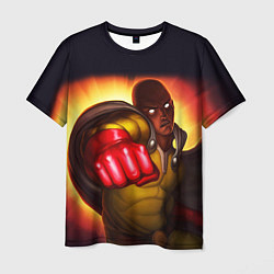 Футболка мужская Ванпанчмен Сайтама - One Punch Man, цвет: 3D-принт