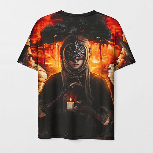 Мужская футболка FIRE KEEPER Dark SOULS III Дарк соулс / 3D-принт – фото 2