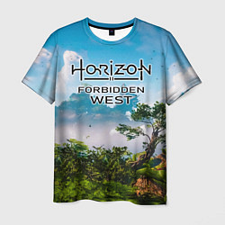 Футболка мужская Horizon Forbidden West Хоризон Запретный Запад, цвет: 3D-принт