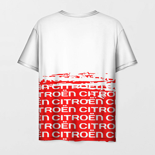Мужская футболка Citroen Паттерн / 3D-принт – фото 2