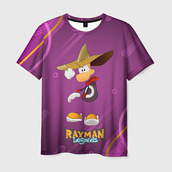 Футболка мужская Rayman в шляпе Legends, цвет: 3D-принт
