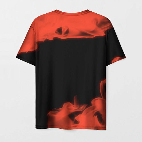 Мужская футболка RUST - Красное Пламя / 3D-принт – фото 2