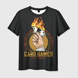 Футболка мужская CARD GAMES, цвет: 3D-принт