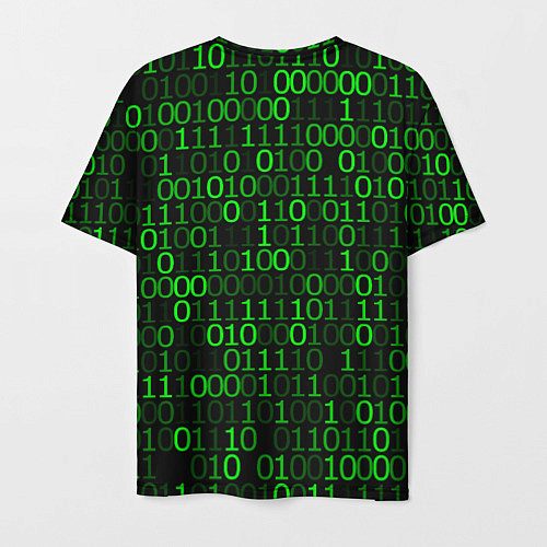 Мужская футболка Бинарный Код Binary Code / 3D-принт – фото 2
