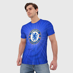 Футболка мужская Chelsea football club, цвет: 3D-принт — фото 2