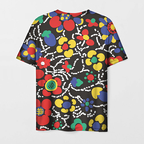 Мужская футболка Узор Цветочный сон / 3D-принт – фото 2