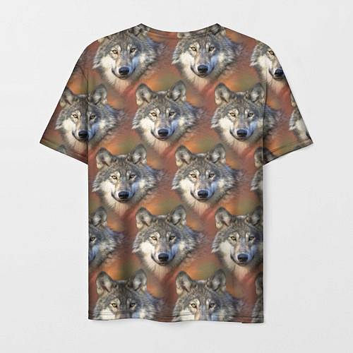 Мужская футболка Волки Wolfs паттерн / 3D-принт – фото 2