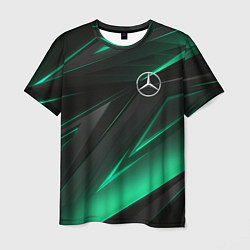 Мужская футболка MERCEDES-BENZ AMG NEON STRIPES PETRONAS