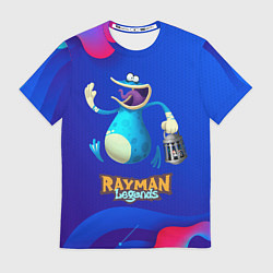Футболка мужская Синий globox Rayman, цвет: 3D-принт