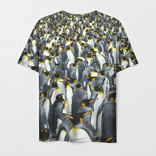 Мужская футболка Пингвины Penguins / 3D-принт – фото 2