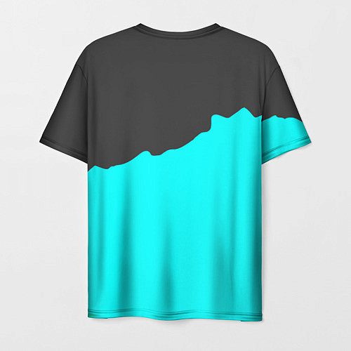 Мужская футболка Скалолаз повис на краю скалы / 3D-принт – фото 2