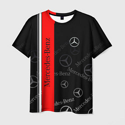 Футболка мужская Mercedes Паттерн, цвет: 3D-принт