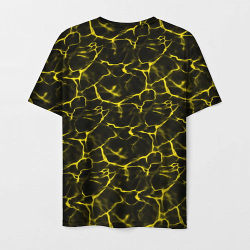 Мужская футболка Yellow Ripple Желтая Рябь / 3D-принт – фото 2