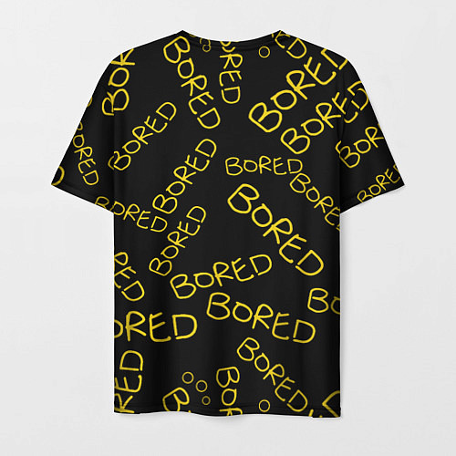 Мужская футболка Sherlock Bored Pattern / 3D-принт – фото 2