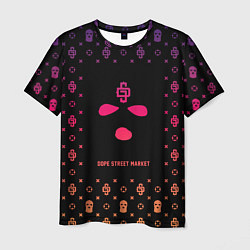 Футболка мужская Узор Phantom Ski Mask Dope Street Market, цвет: 3D-принт