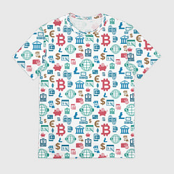 Мужская футболка Виртуальная Валюта Currency