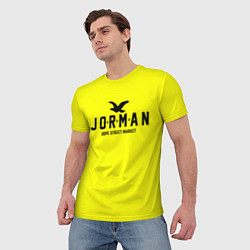 Футболка мужская Узор Yellow Jorman Air Dope Street Market, цвет: 3D-принт — фото 2