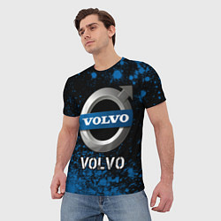 Футболка мужская ВОЛЬВО Volvo Арт, цвет: 3D-принт — фото 2