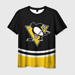 Футболка мужская Pittsburgh Penguins Питтсбург Пингвинз, цвет: 3D-принт