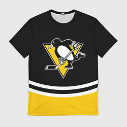 Футболка мужская Pittsburgh Penguins Питтсбург Пингвинз, цвет: 3D-принт