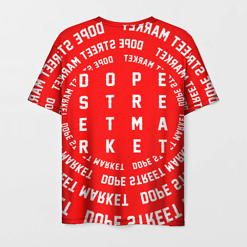Мужская футболка Счастливый Смайлик Red Dope Street Market / 3D-принт – фото 2