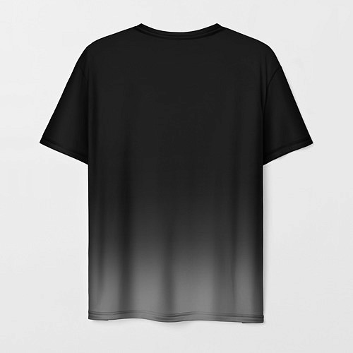 Мужская футболка Звездный черный волк / 3D-принт – фото 2