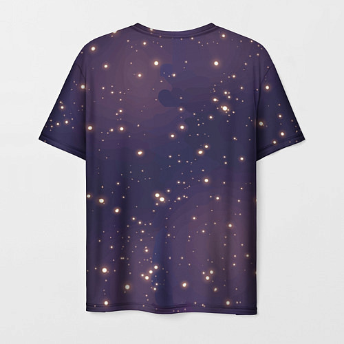 Мужская футболка Звездное ночное небо Галактика Космос / 3D-принт – фото 2