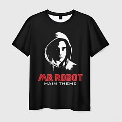 Футболка мужская MR ROBOT Хакер, цвет: 3D-принт