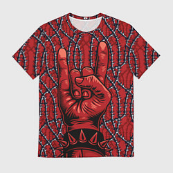 Мужская футболка Рок-н-ролл рулит