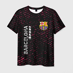 Футболка мужская БАРСЕЛОНА Barcelona Sport - Потертости, цвет: 3D-принт