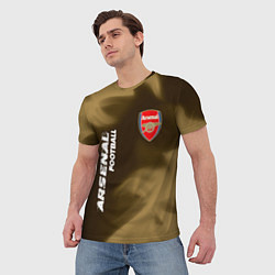 Футболка мужская АРСЕНАЛ Arsenal Football Огонь, цвет: 3D-принт — фото 2