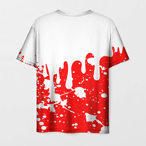 Мужская футболка BLOODBORNE брызги / 3D-принт – фото 2