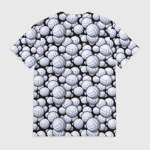 Мужская футболка Волейбольные Мячи Volleyballs / 3D-принт – фото 2