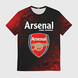Футболка мужская АРСЕНАЛ Pro Sport - Разводы, цвет: 3D-принт