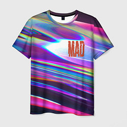 Мужская футболка Neon pattern Mad