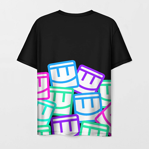 Мужская футболка Разноцветные лого REC ROOM / 3D-принт – фото 2