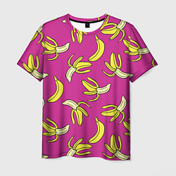 Мужская футболка Banana pattern Summer Color